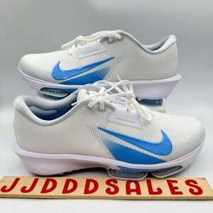 Nike Air Zoom Infinity Tour 2 Golf Cleats UNC Blue White HJ7573-105 Men Sz 11.5